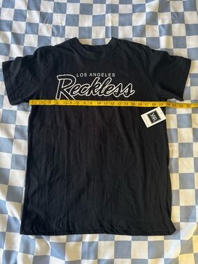 Young & Reckless Black Los Angeles 'Reckless' Graphic Tee